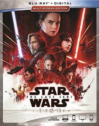 Star Wars The Last Jedi HD digital copy from 2018 Blu-Ray Only