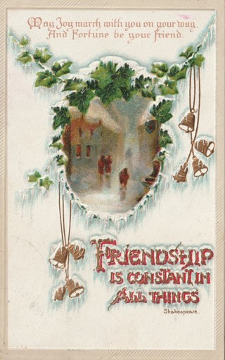 Vintage Used Postcard: 1913 Friendship is Constant in all Things