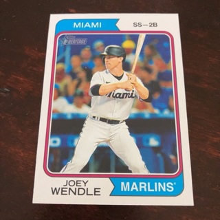 2023 Topps Heritage - [Base] #238 Joey Wendle