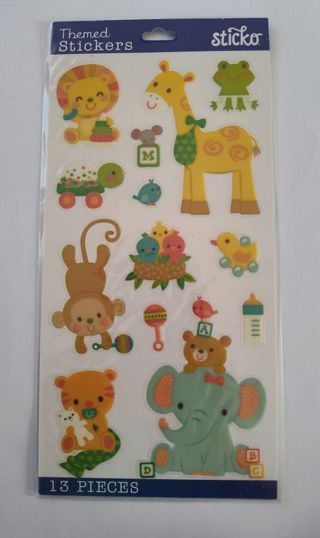 NIP Sticko Stickers - Cutesy Baby Animals