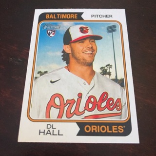 2023 Topps Heritage - [Base] #189 DL Hall