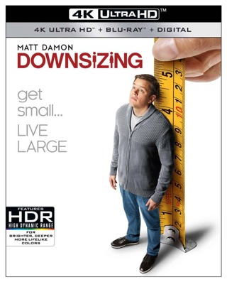 Downsizing (Digital 4K UHD Download Code Only) *Matt Damon* *Christoph Waltz* *Jason Sudeikis*