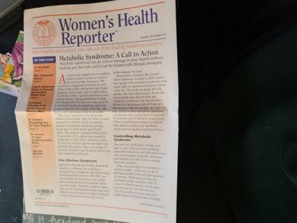 Women's Health Reporter Volume 22/Number 10