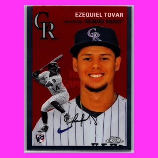 2023 Topps Chrome Platinum | Ezequiel Tovar RC #118 Rookie Card Colorado Rockies