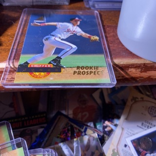 1994 pinnacle rookie prospect chipper Jones baseball card 