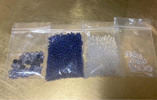 4 bags of beads for jewelry making/crafts 