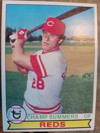 1979 TOPPS CHAMP SUMMERS CINCINNATI REDS BASEBALL CARD# 516