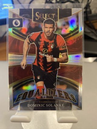 DOMINIC SOLANKE 2022-23 Panini Select EPL Equalizers Silver Prizm AFC Bournemouth Football Card