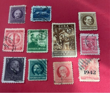 Cuba stamp lot