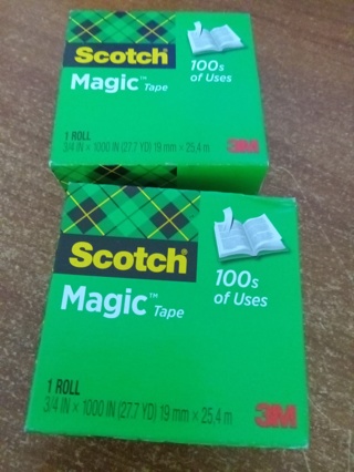 Scotch tape 2 boxes 