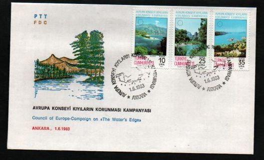 Turkiye / Turkey FDC 1.6.1983 Water and Forrest reserve
