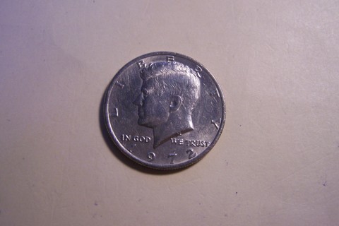 AU-BU 1972 Kennedy Half Dollar JFK