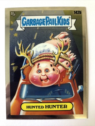 Garbage Pail Kids Chrome 2021 Chrome Series 4 HUNTED HUNTER 142b