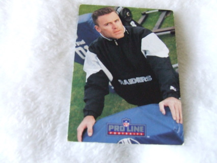 1991 Howie Long Los Angeles Raiders Pro Line Card #13 Hall of Famer