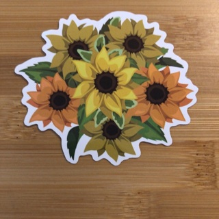 Sunflower Sticker