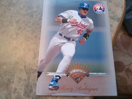 1997 LEAF HENRY RODRIGUEZ MONTREAL EXPOS BASEBALL CARD# 71