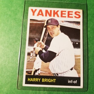 1964 - TOPPS BASEBALL CARD NO. 259 - HARRY BRIGHT - YANKEES