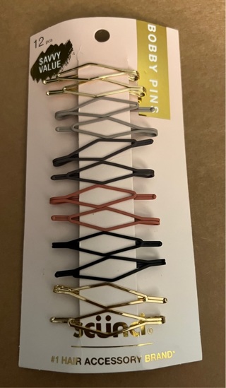 New:  Pack of Twelve Cute Hair Accessory- Bobby Pins