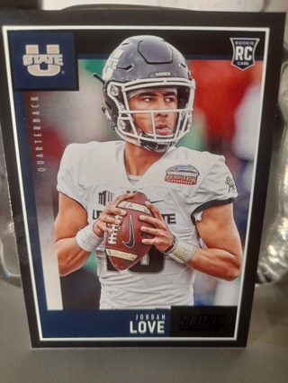 2020 Jordan LOVE Rookie Utah State Panini Score