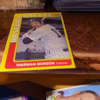 1990 swell baseball greats Thurman Munson baseball card 