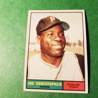 1961 - TOPPS BASEBALL CARD NO. 82 - JOE CHRISTOPHER - PIRATES