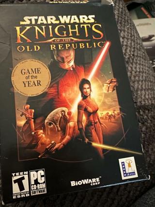 Star Wars Knights of the Old Republic PC game
