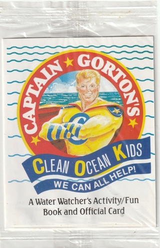 Captain Gortons Clean Ocean Kids Stickers in original packaging