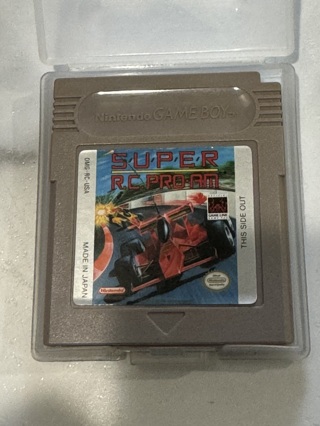 Vintage Nintendo Gameboy Super RC Pro AM Game