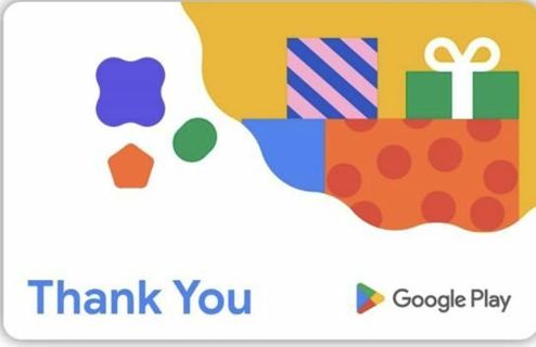 $25 Google Play Digital Gift Card- NO GIN