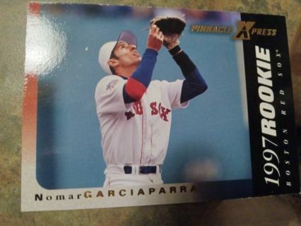 1997 PINNACLE XPRESS ROOKIE NOMAR GARCIAPARRA BOSTON RED SOX BASEBALL CARD# 117