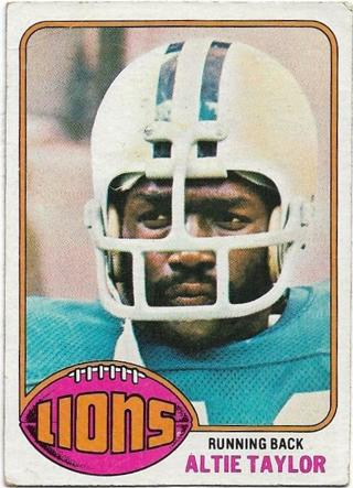 1976 TOPPS ALTIE TAYLOR CARD