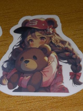 Girl Cute one vinyl sticker no refunds regular mail Win 2 or more get bonus