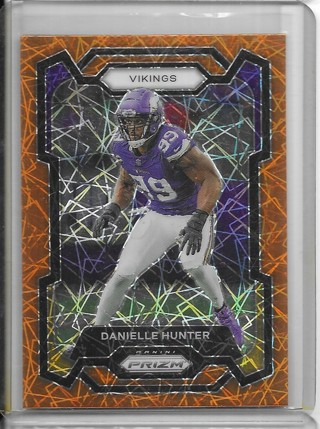 Danielle Hunter 2023 Prizm Prizms Orange Laser #193