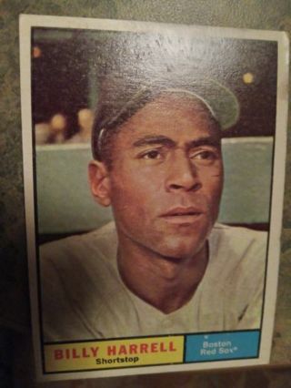 1961 TOPPS BILLY HARRELL BOSTON RED SOX BASEBALL CARD# 354