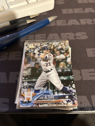 2018 topps holiday edition jose altuve