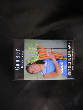 HEIRLOOM Seeds~~ Factory sealed package ~ "CARROT"