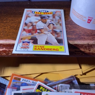 1988 topps 1988 topps 1987 topps all star comm set Ryne sandberg baseball card 