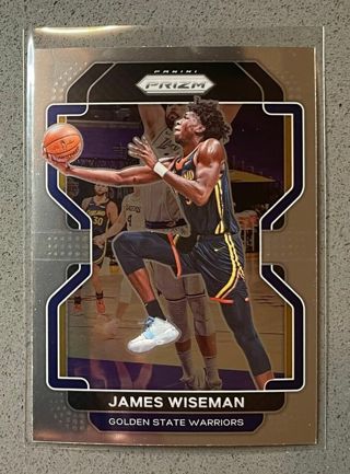 2021-22 Panini Prizm #61 James Wiseman Golden State Warriors Basketball Card