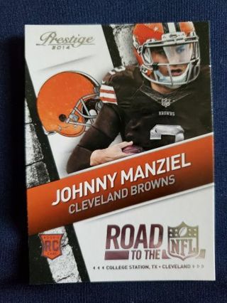 2014 Panini Prestige Road to the NFL Johnny Manziel