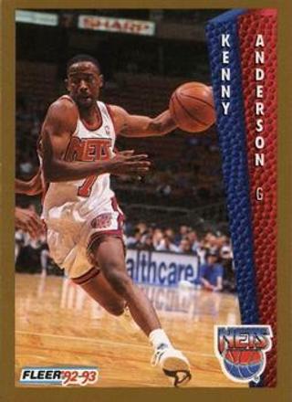 Tradingcard - NBA - 1992-93 Fleer #140 - Kenny Anderson - New Jersey Nets