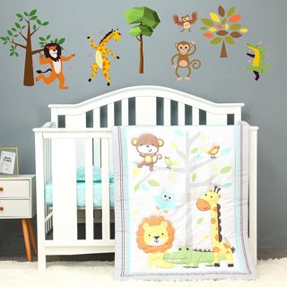 Jungle Party Crib Bedding 3 Piece Set