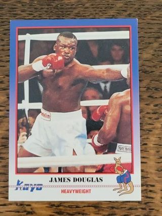 1991 KAYO Boxing trading card.
