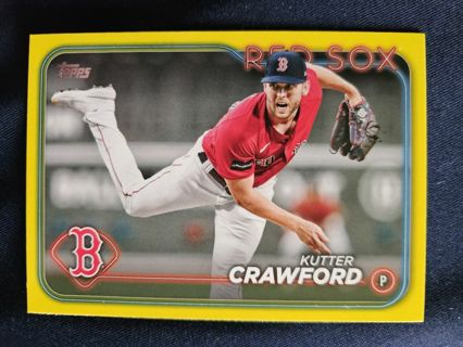 2024 Topps Yellow Kutter Crawford