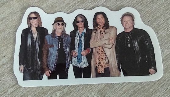  Aerosmith band laptop computer sticker Xbox One PS4 cooler guitar water bottle luggage