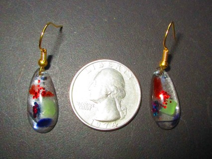 Glow Gummy Teardrop Resin Earrings