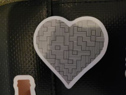 Maze Heart Sticker