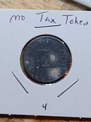 Missouri Sales Tax Token! 11.4