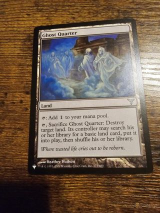 Magic the gathering mtg Ghost Quarter The List