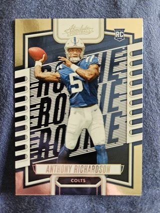 2023 Panini Absolute Rookie Anthony Richardson