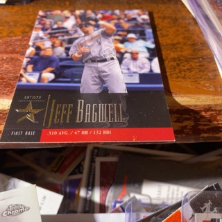 2001 upper deck revolution Jeff bagwell baseball card 